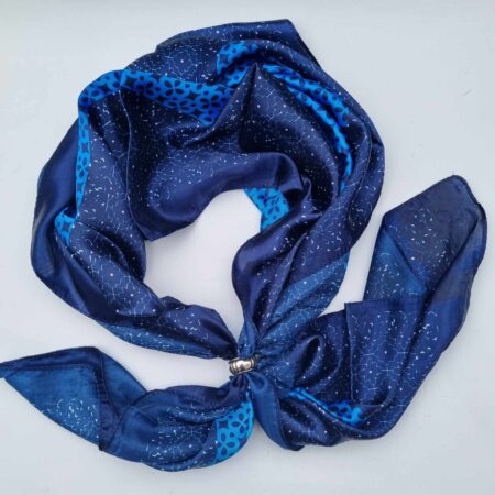 Šátek v dárkovém balení - modrý