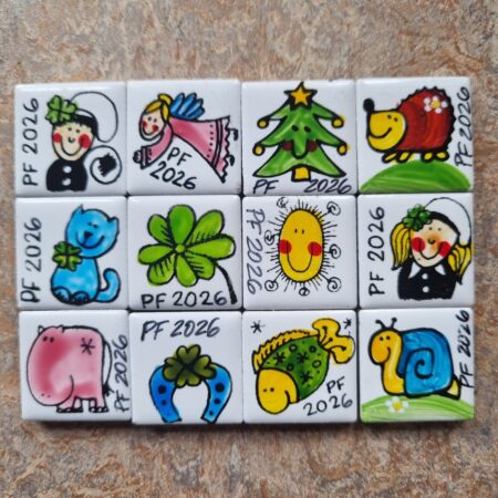 Magnetky PF 2026 - sada 12 ks