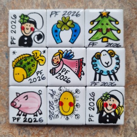 Magnetky PF 2026 - sada 9 ks